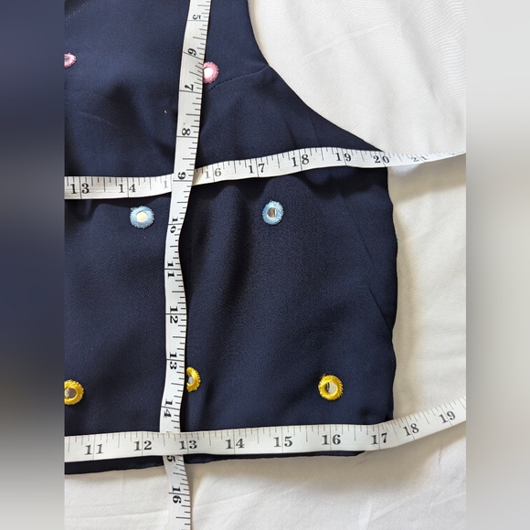 Stylish Indian Wedding Indo western outfit | Crop top and wide pants with mirror - Picture 7 of 15